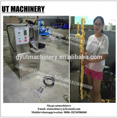 15-25kg/h Hollow Corn Puff Snack Extruder/Ice Cream Cone Bulking Machine/Puffed Corn Stick Making Machine