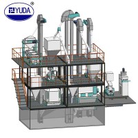 YUDA Machinery feed granulating mill plant chicken feed machine line